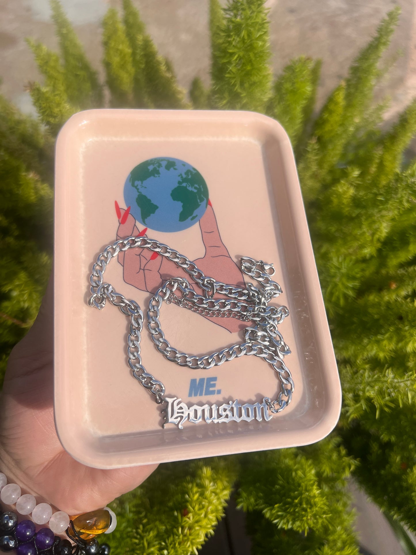 Customizable Old English necklace (SILVER)